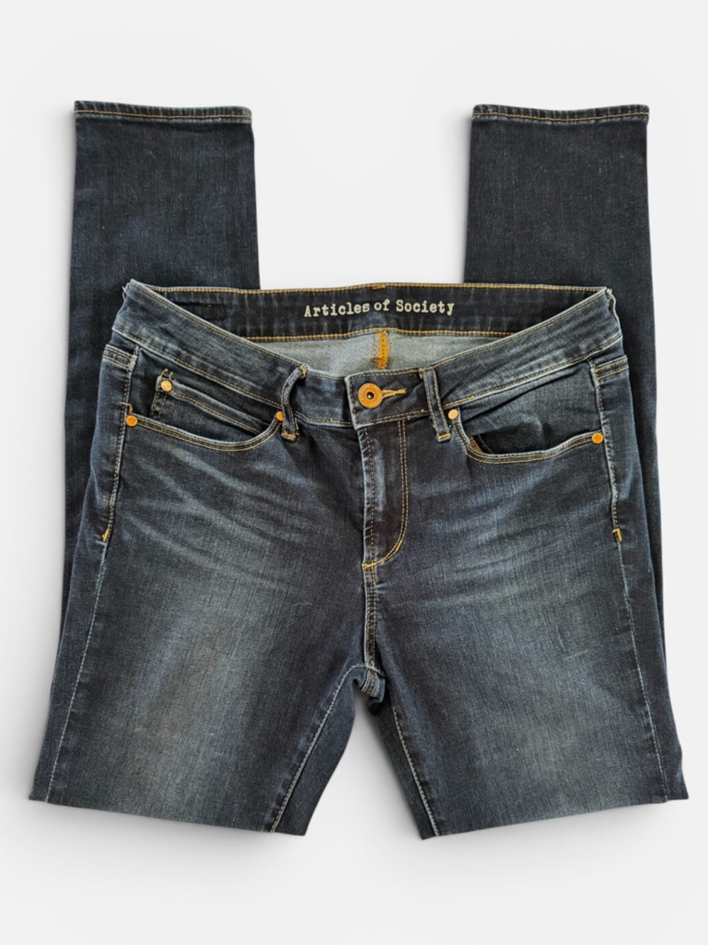 Articles of Society Skinny Jeans Size 27 Dark Wash Mid Rise